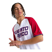 New Era Men's Puerto Rico Home Authentic Baseball Jersey
