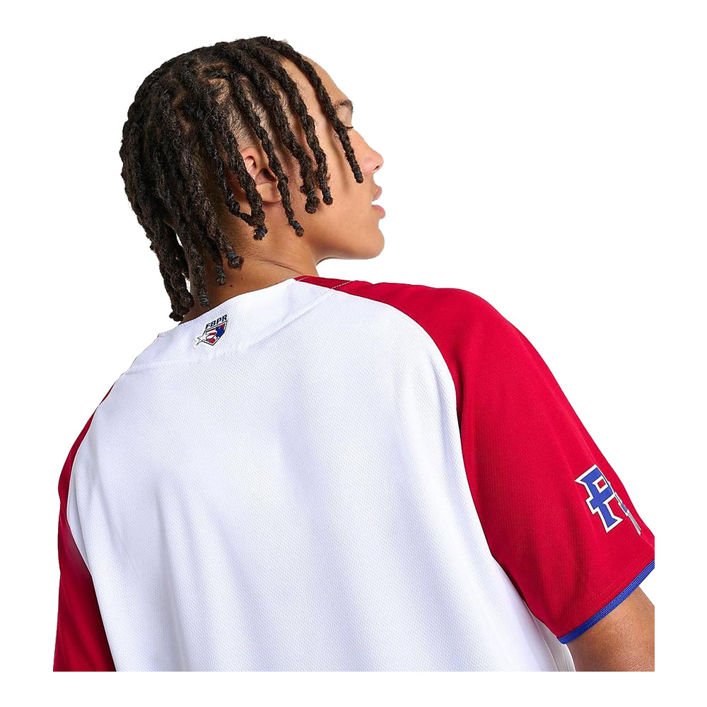 New Era Men's Puerto Rico Home Authentic Baseball Jersey
