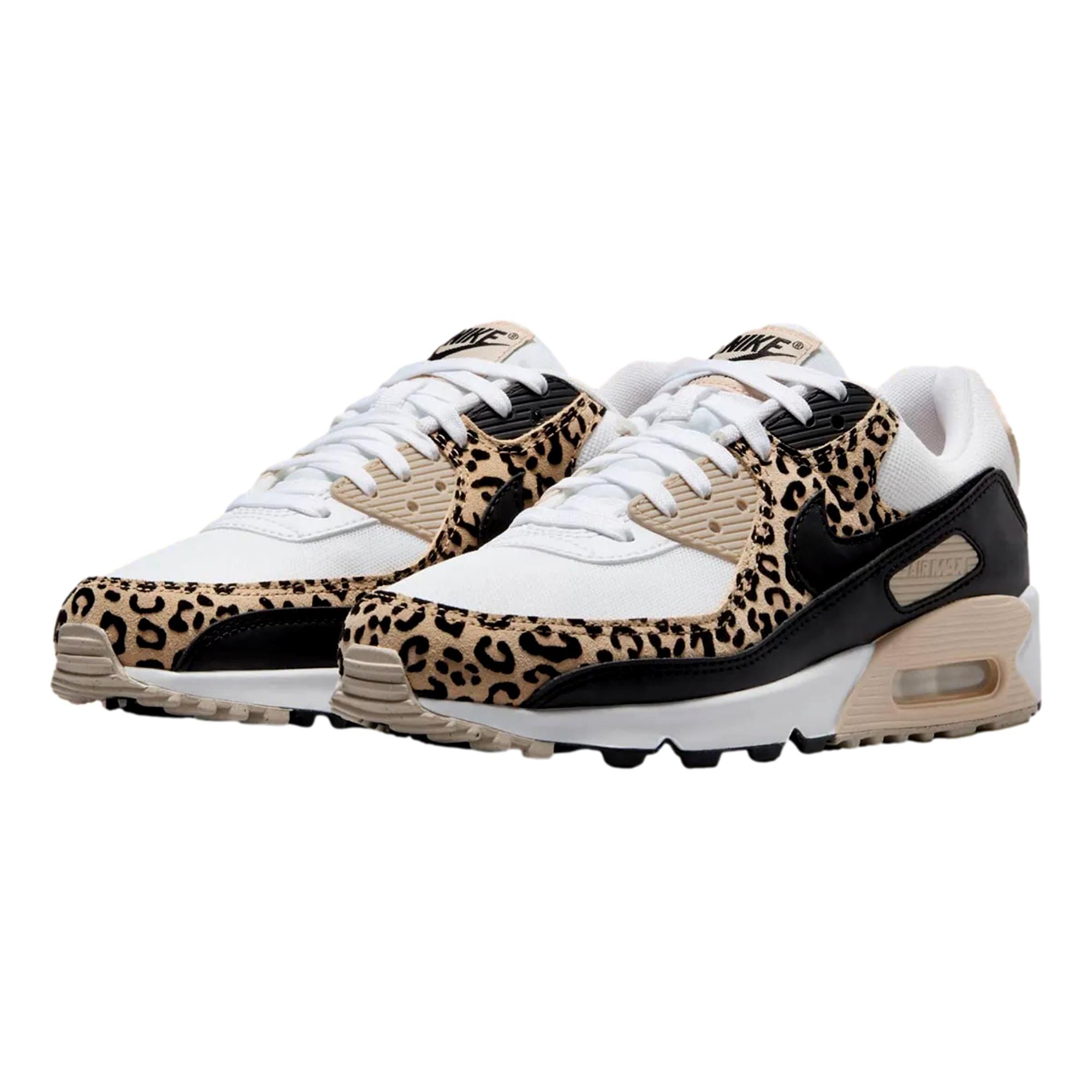 Women's Nike Air Max 90 White / Black - Sanddrift - Hemp IF1619-100