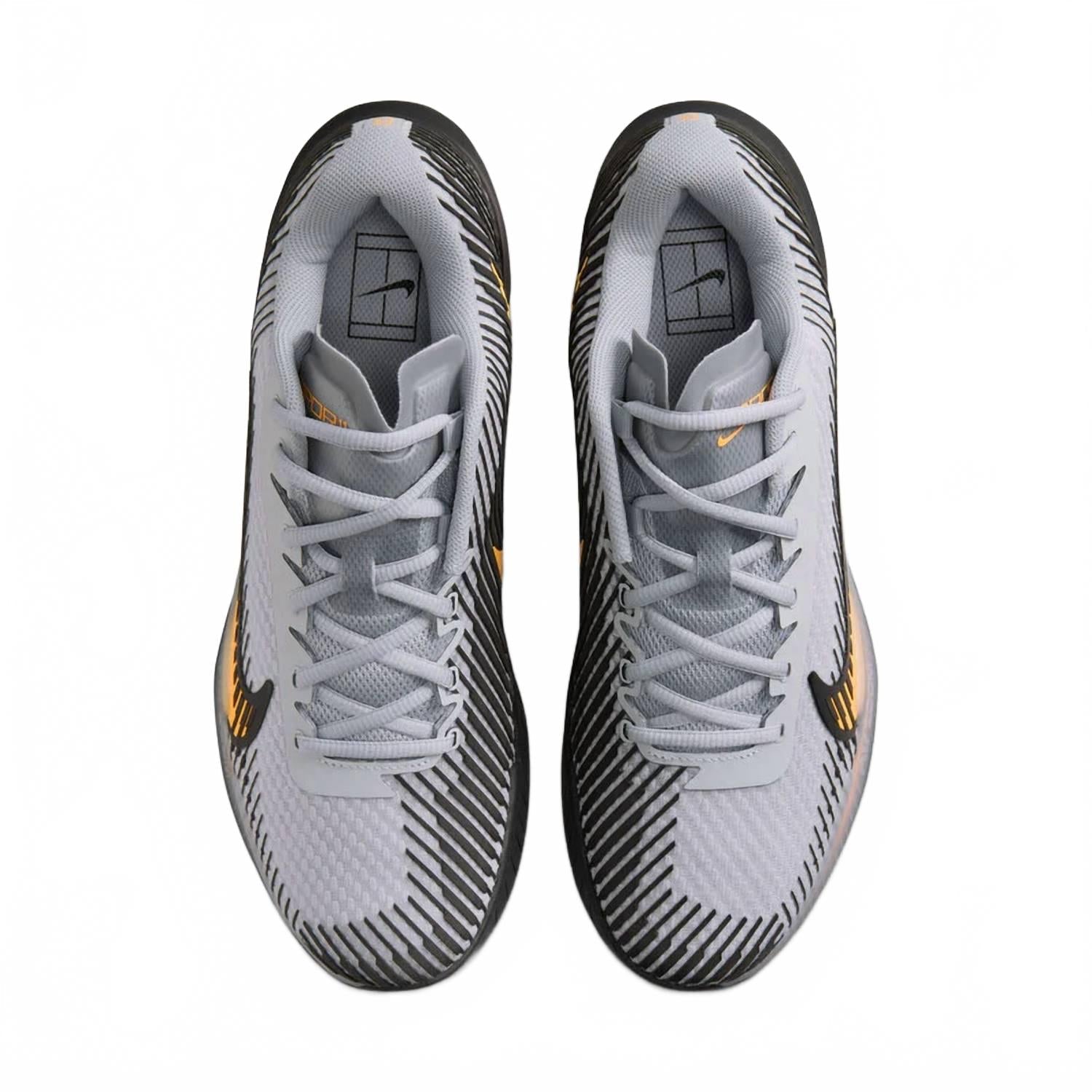 Men's Zoom Vapor 11 Hc Shoes In Wolf Grey/laser Orange-Black