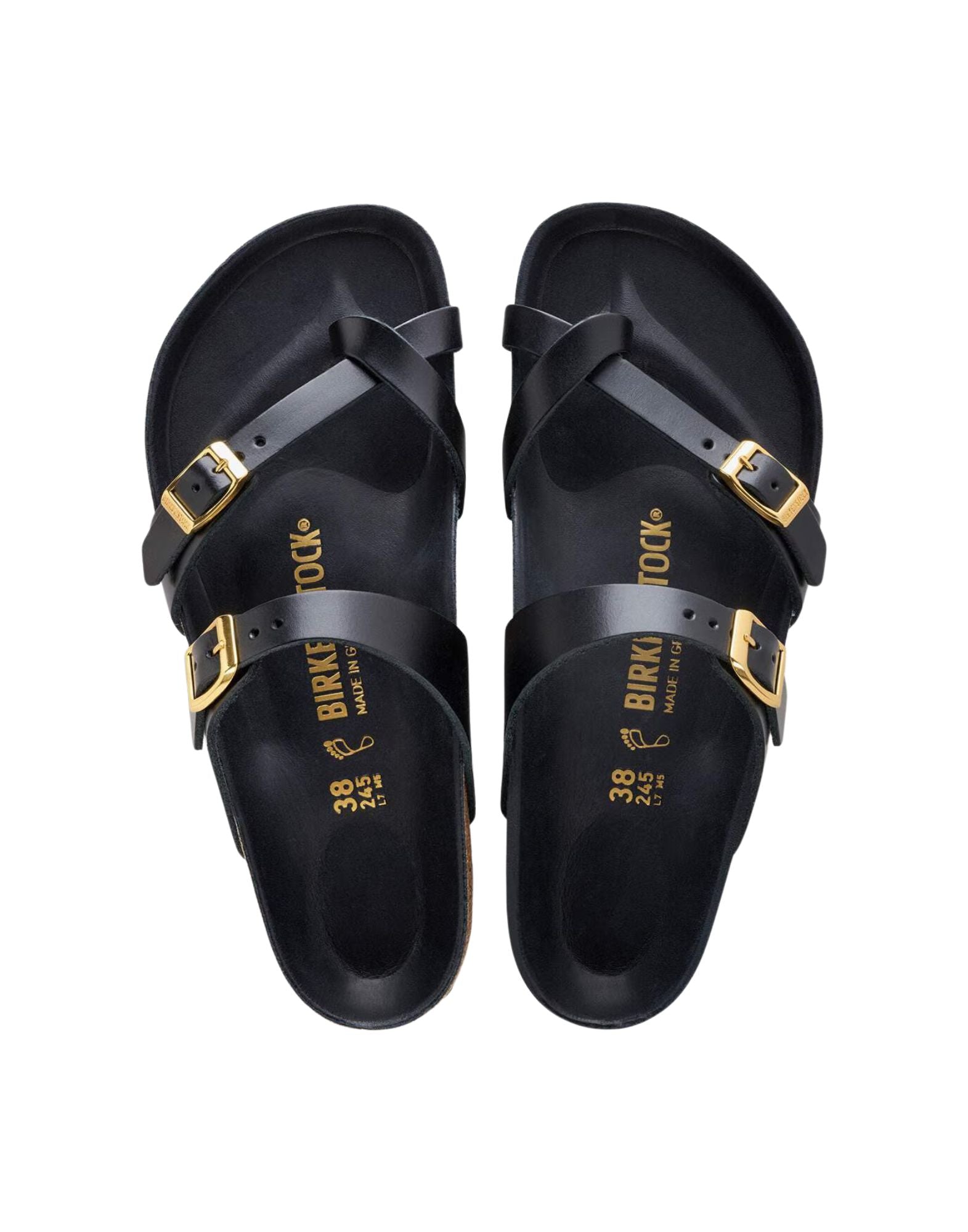 Mayari Women’s Black Leather Sandals