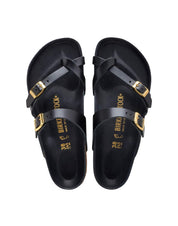Mayari Women’s Black Leather Sandals