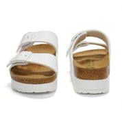 Women's Arizona Pap Flex Platform Sandals In White