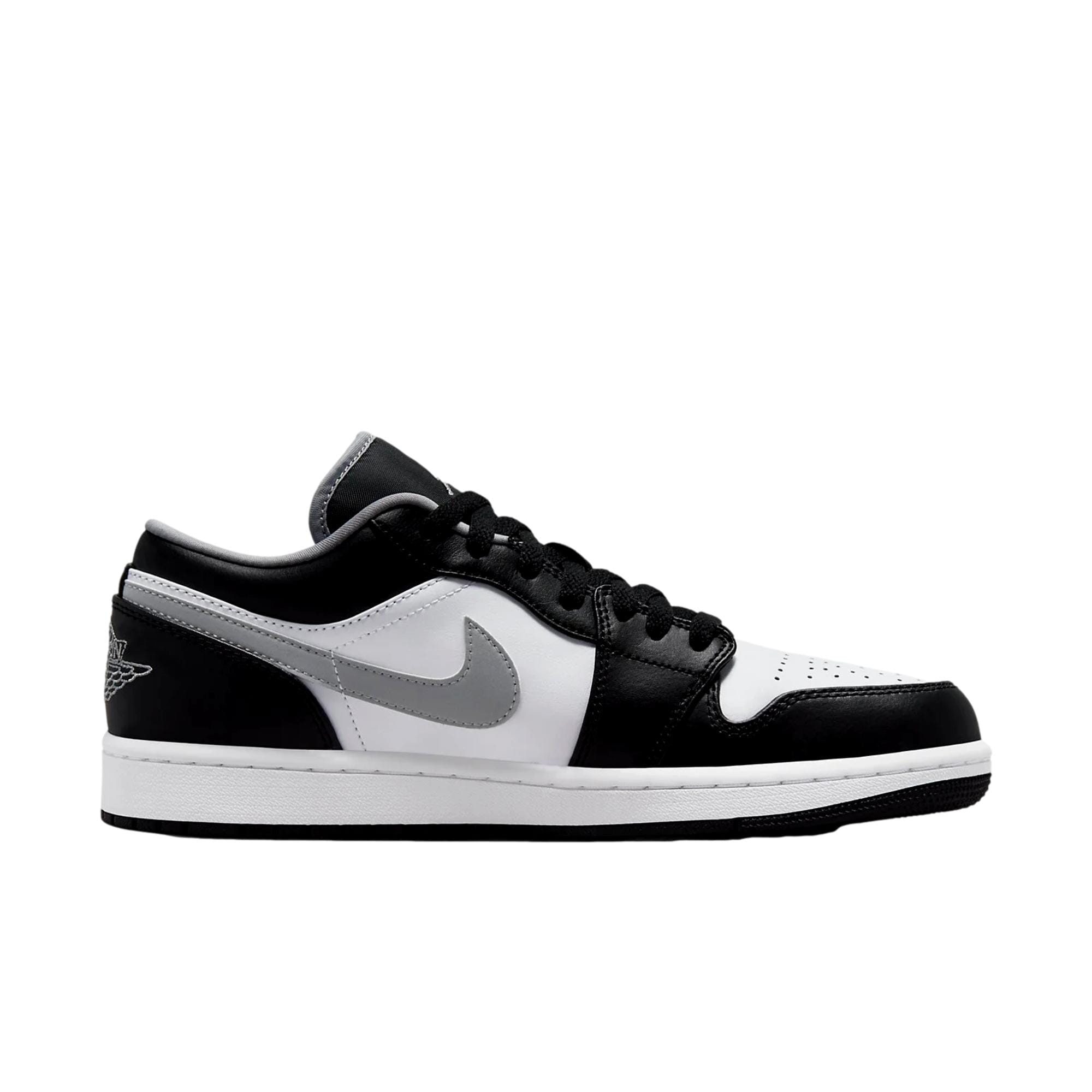 Nike Air Jordan 1 Low Black / Particle Grey - White  553558-040 Men's