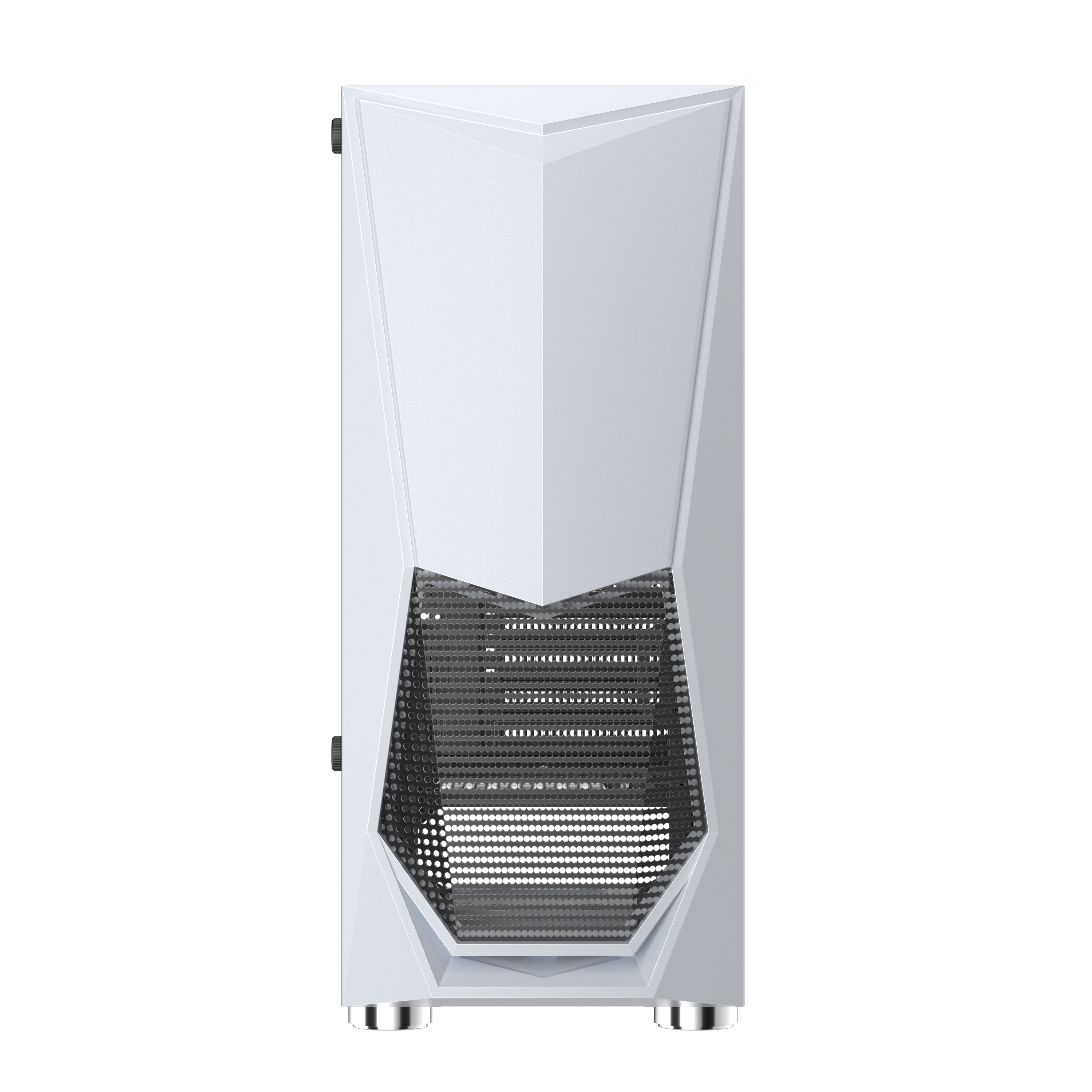 1st Player DK-3 ATX/Micro ATX Tempered Glass PC Computer Case (White)
