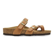 Kids Mayari Strap Sandals In Grained Pecan