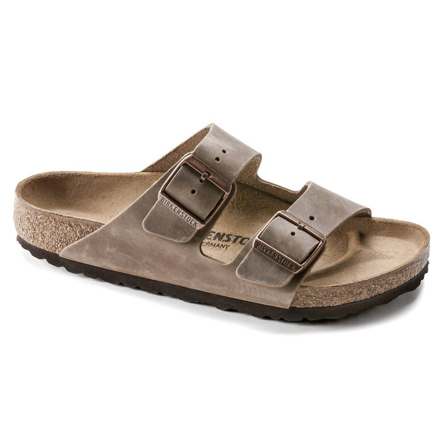 Unisex - Arizona Leather Sandals In Tabacco Brown