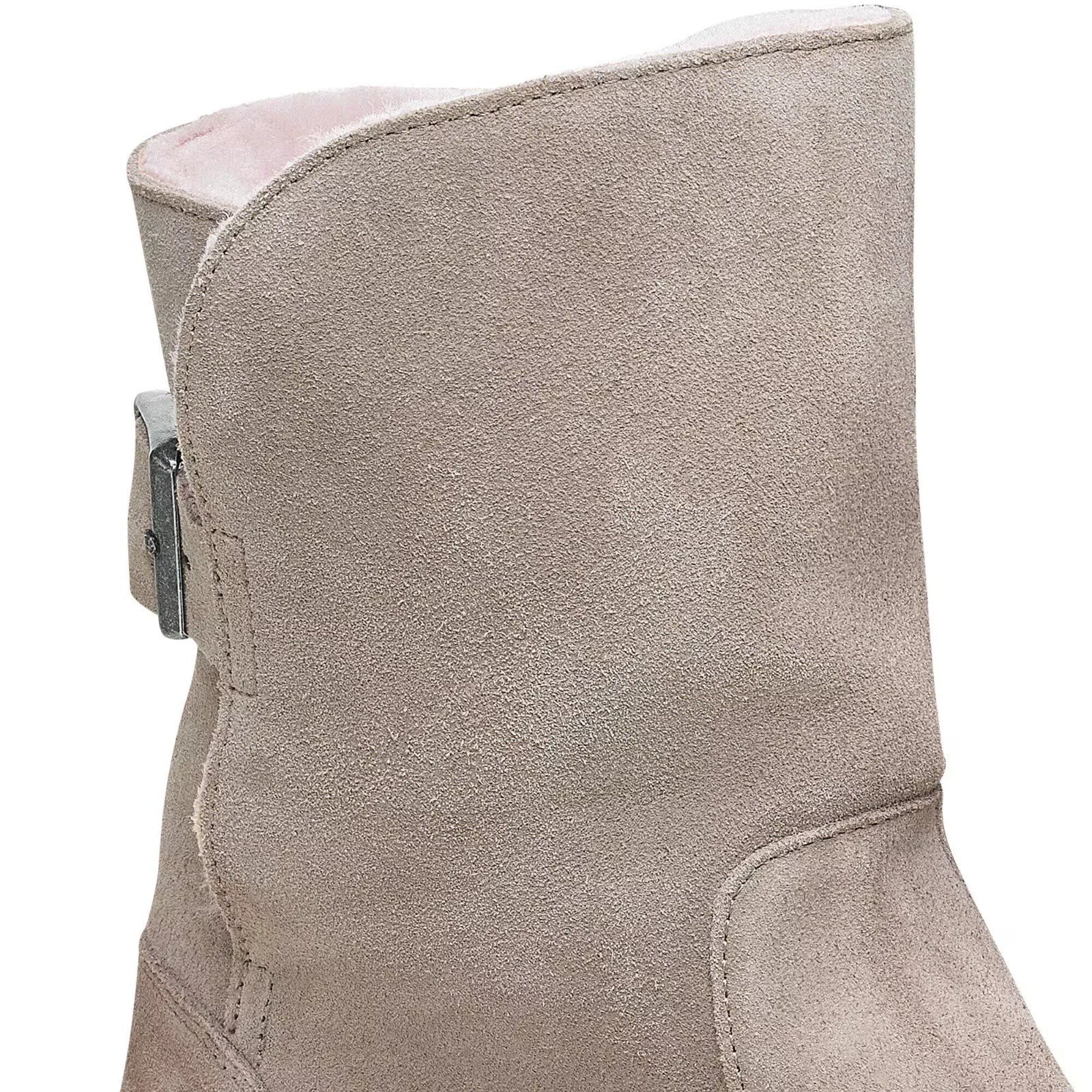 Men's Birkenstock Uppsala 102342 Boots  Gray Taupe Suede Shearling HAWK3158