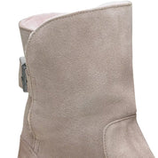 Men's Birkenstock Uppsala 102342 Boots  Gray Taupe Suede Shearling HAWK3158