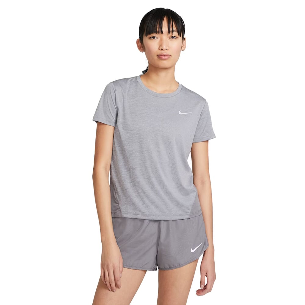 Women's Nike Miler T-Shirt Grey AJ8121-056