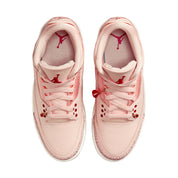 Women's Nike Air Jordan 3 Retro VDay Washed Coral/Gym Red-Sail HJ0178-600
