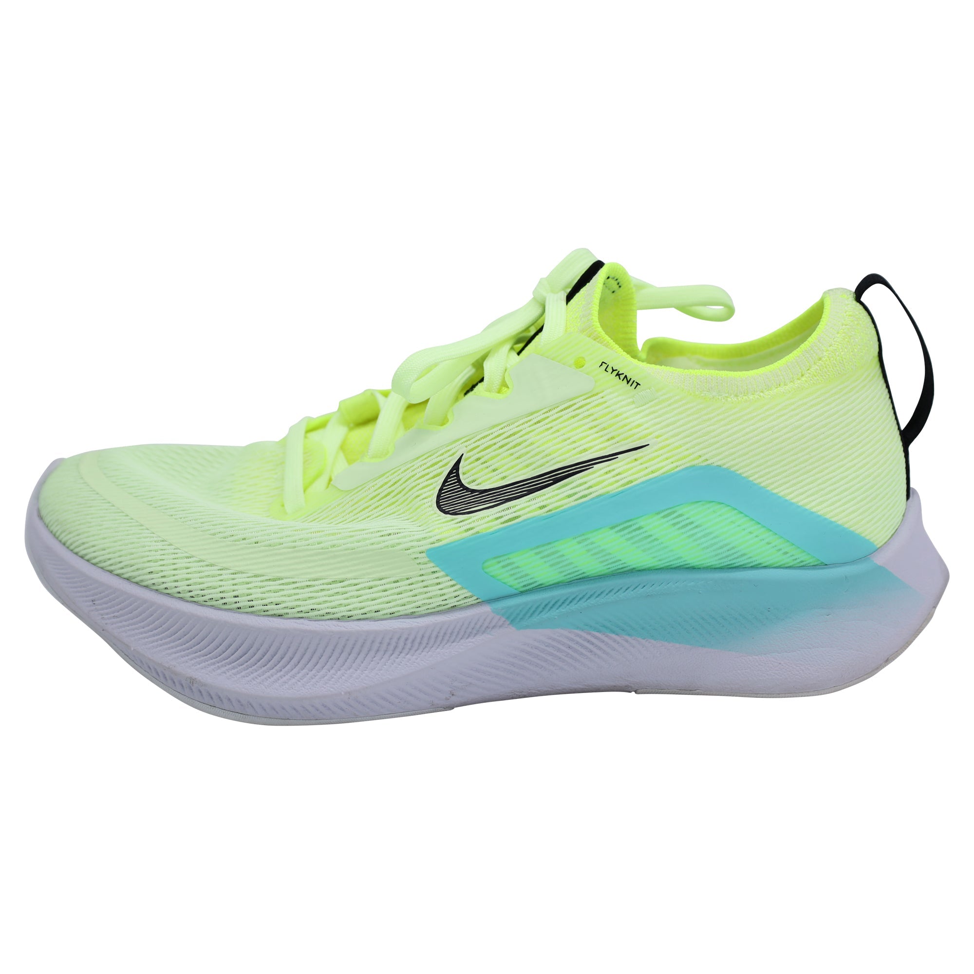 Nike Zoom Fly 4 Barely Volt Dynamic Turquoise Sneakers in Yellow Synthetic