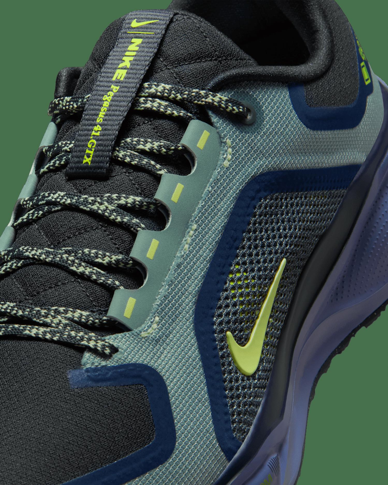 Men's Pegasus 41 Gore-Tex Running Shoes In Cannon Obsidian Seaweed Volt