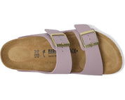 Women's Birkenstock Arizona Birko-Flor Sandals Purple Slip-On Slide HAWK2444