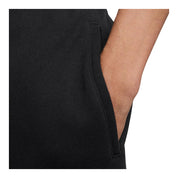 Men's Nike Club Fleece Swoosh Shorts - Black/Black/White