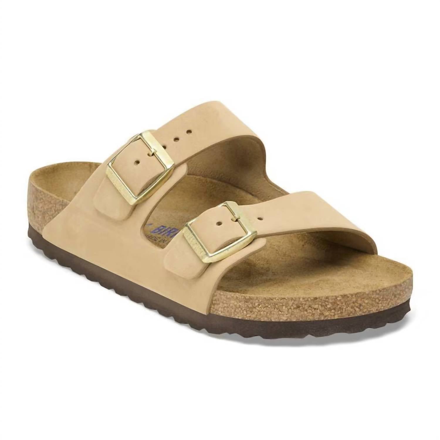 Women's Arizona Nubuck Soft Footbed Sandal In Sandcastle