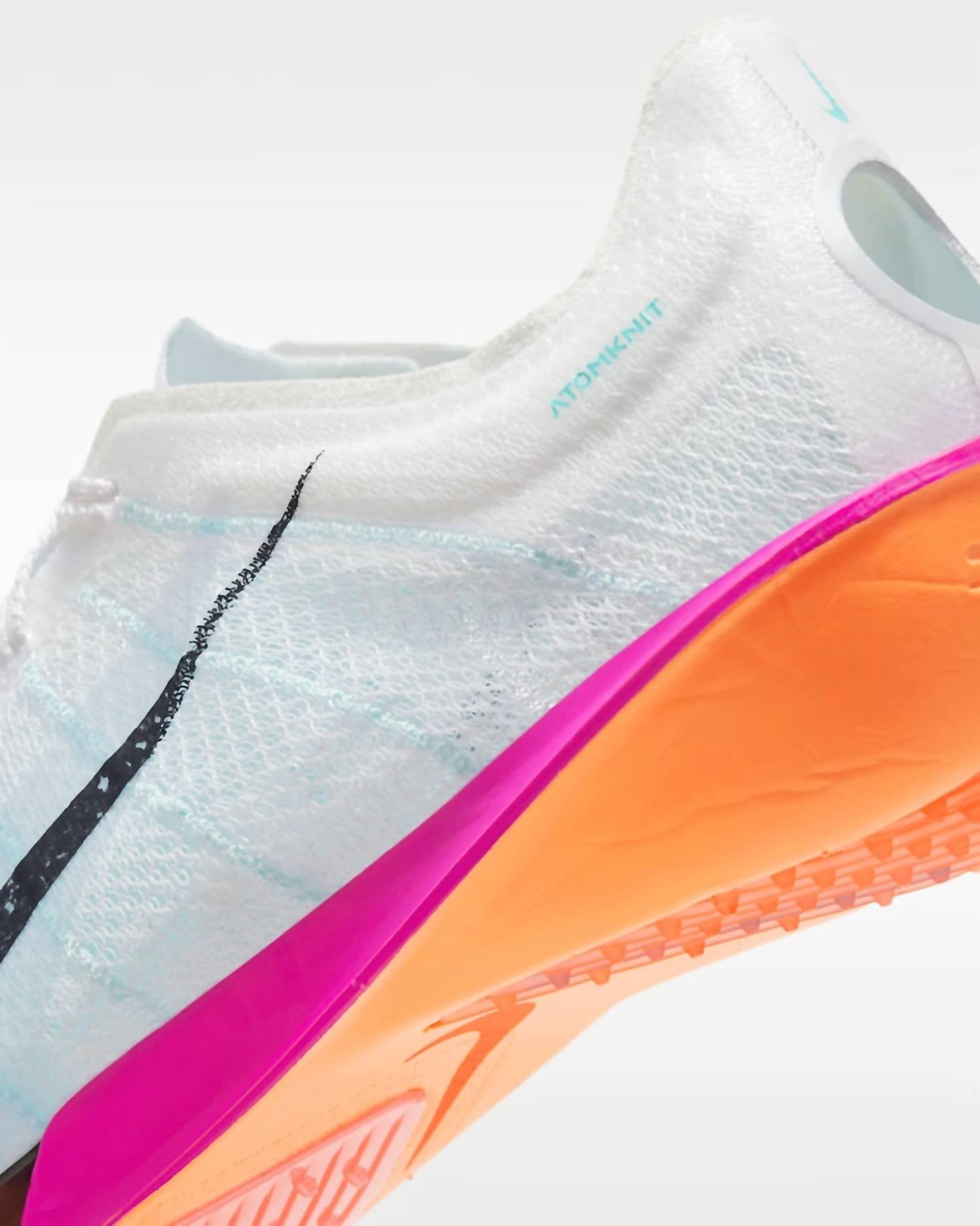 Unisex Victory 2 Running Shoes In White/bright Crimson/fire Pink/obsidian