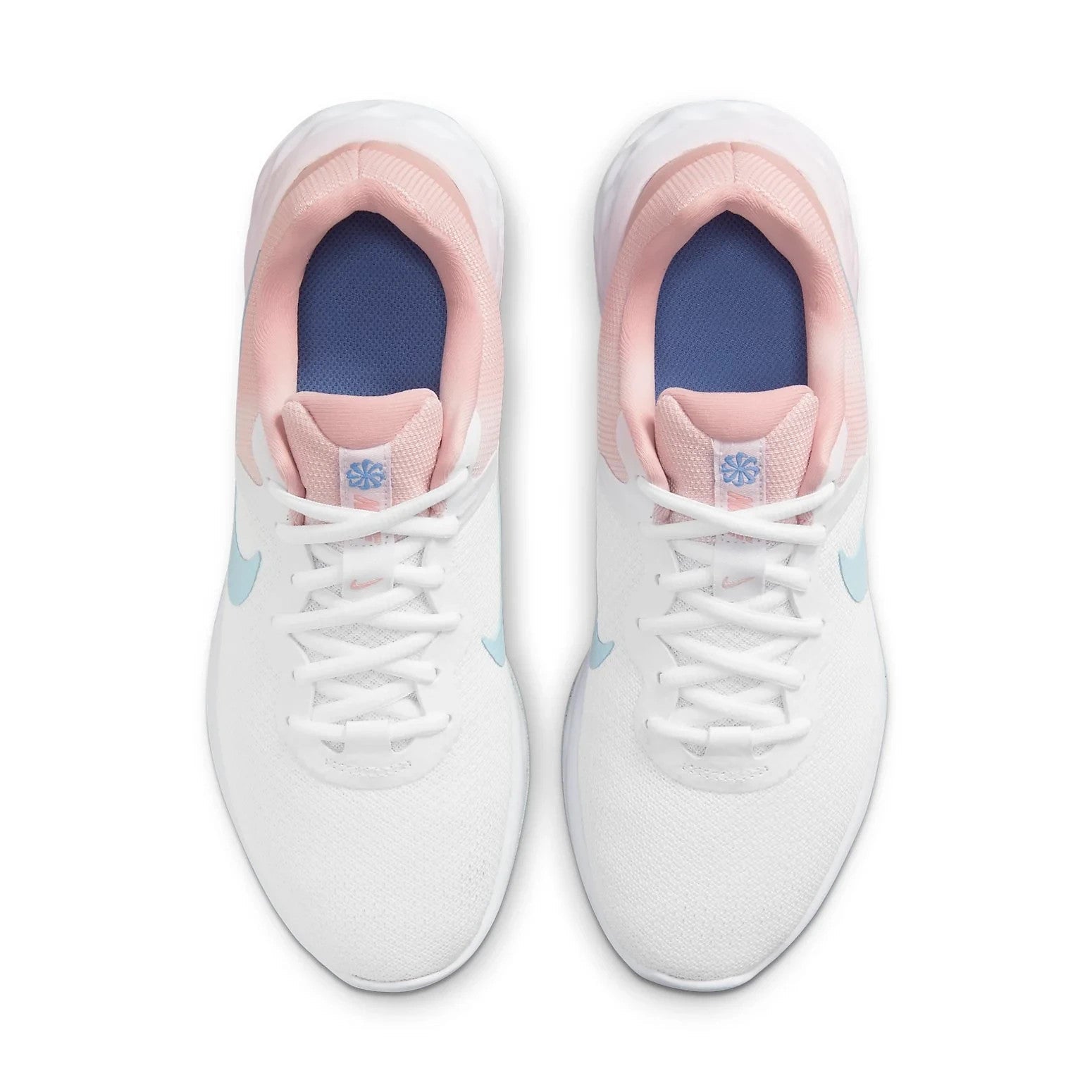 Women's Nike Revolution 6 DC3729-100 White Athletic Running Shoes RHS5373