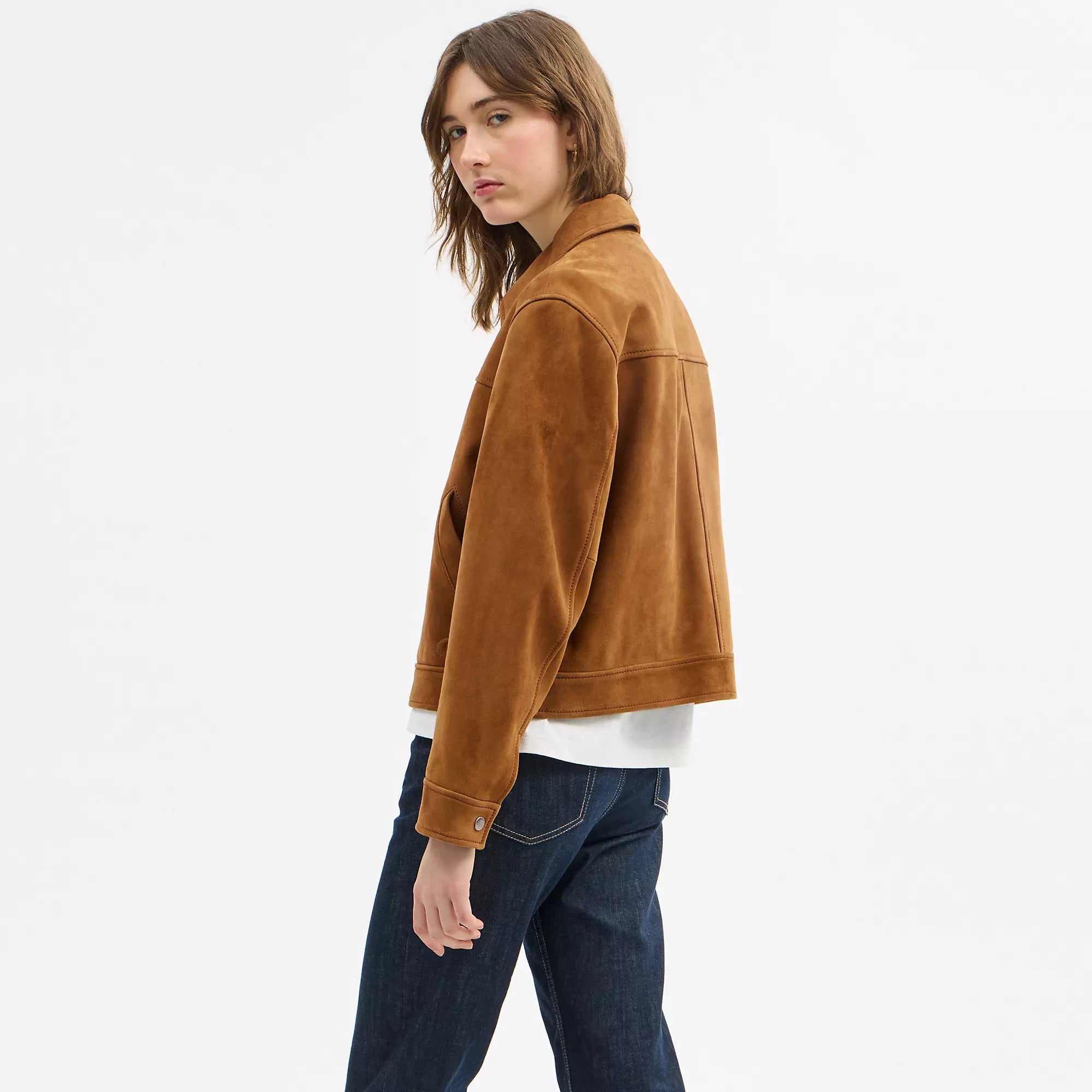 Coach Outlet Suede Jacket