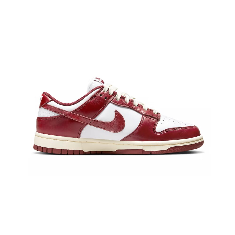 Nike Dunk Low PRM White/Steam Red-Coconut Milk  FJ4555-100 Women's