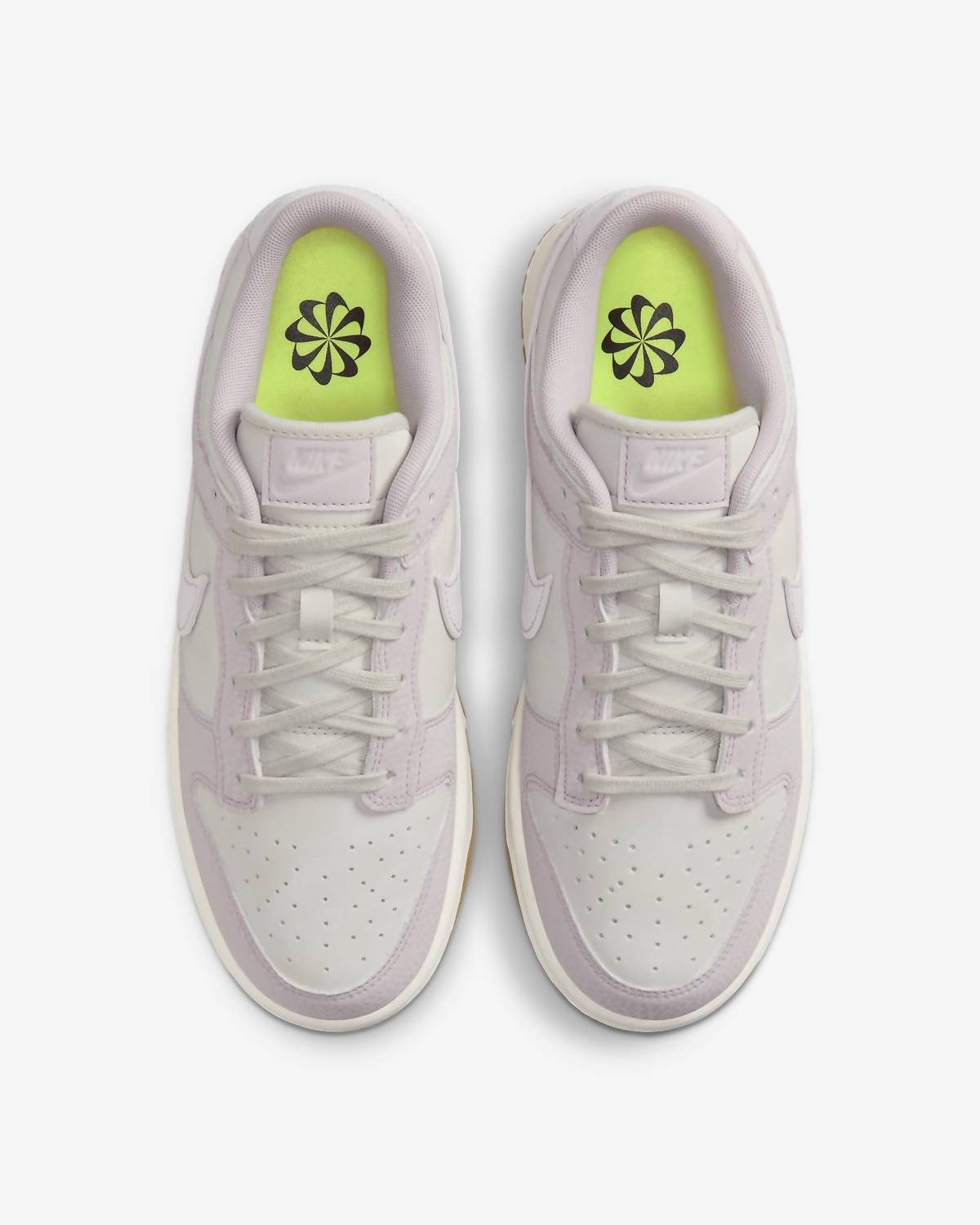 Women's Dunk Low Premium Next Nature Sneaker In Light Bone/platinum Violet