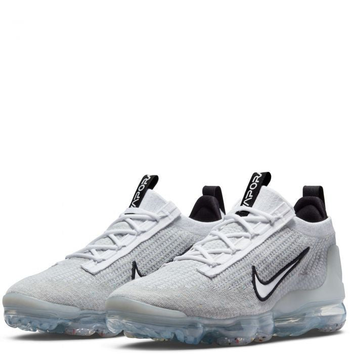 Men's Nike Air VaporMax 2021 FK DH4084-100 White Metallic Silver Running Shoes