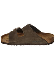 Birkenstock Men's Arizona Soft Footbed Suede Leather Sandal, 40