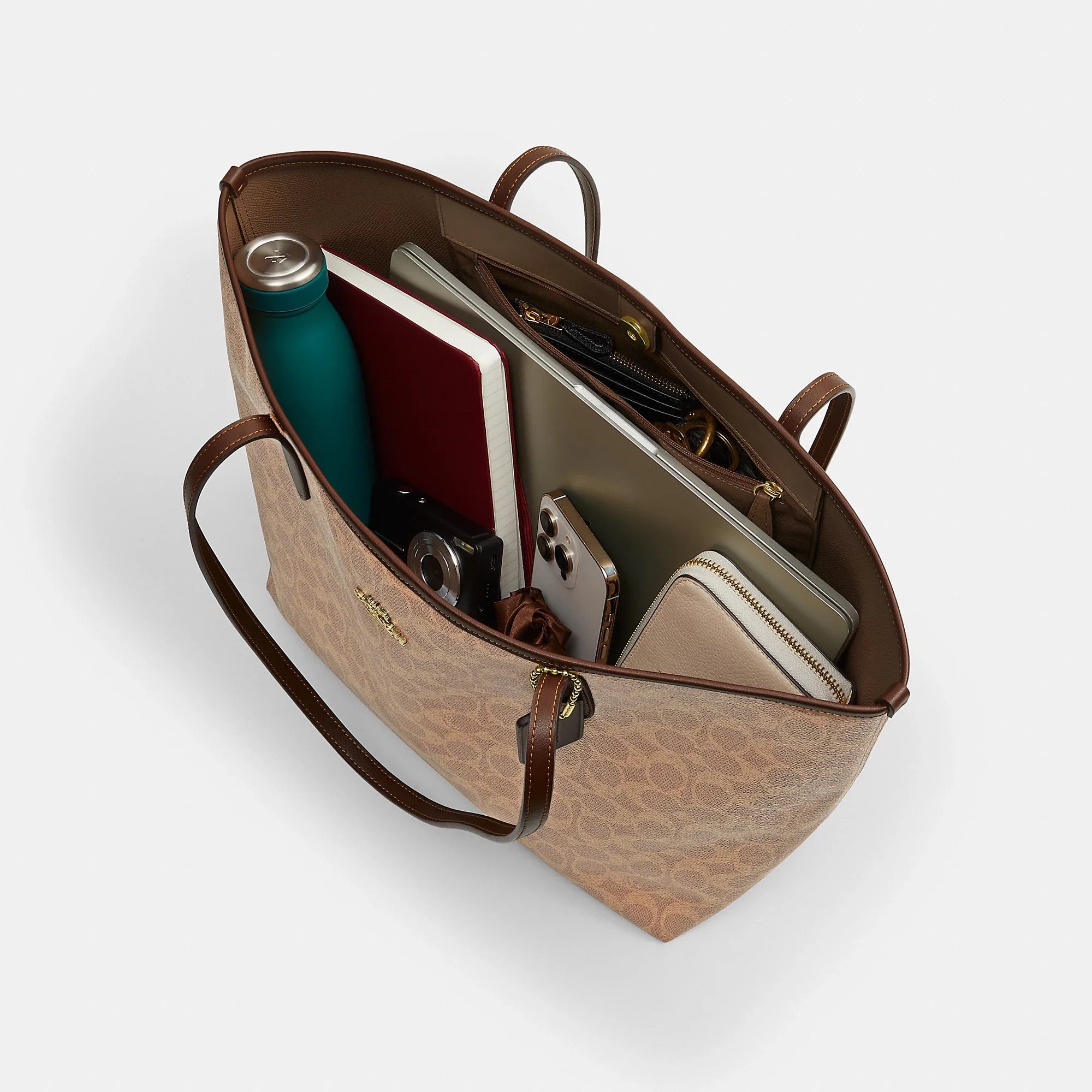Coach Outlet City Tote Bag In Signature Canvas