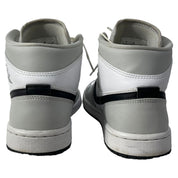 Nike Jordan 1 Mid Light Sneakers in Grey Leather