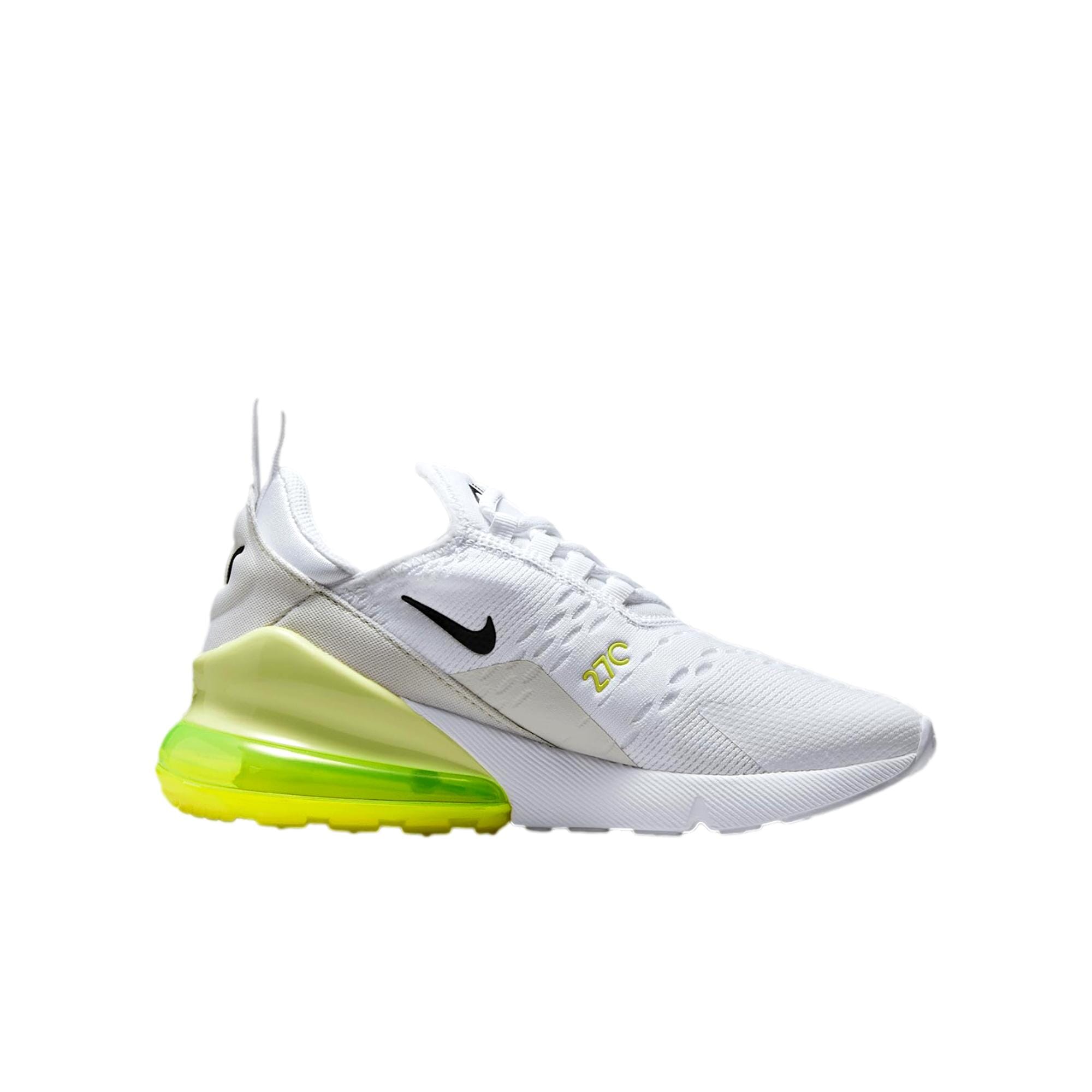 Grade-School Nike Air Max 270 White / Anthracite - Limelight 943345-123