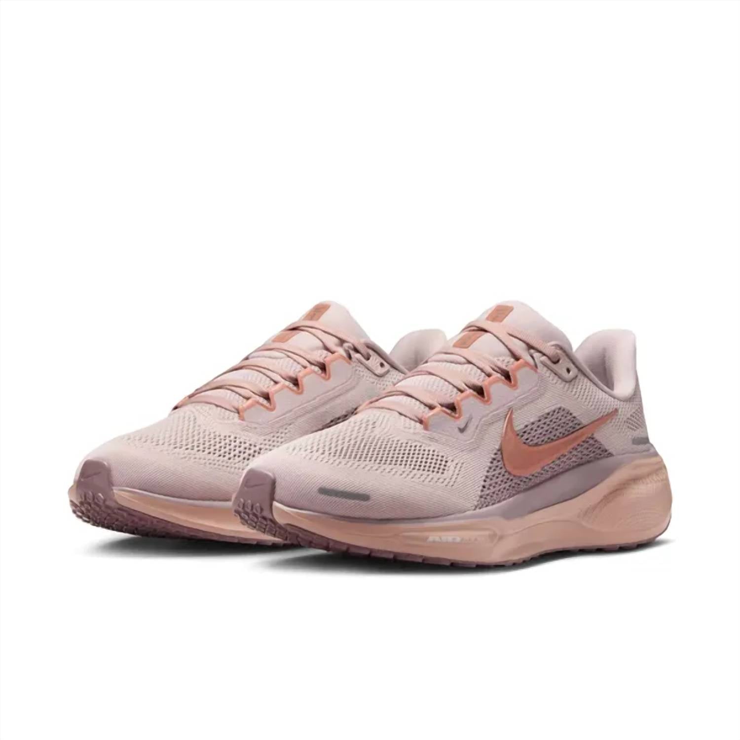 Women's Pegasus 41 Sneaker In Silt Red/metallic Rose Gold- Particle Pink