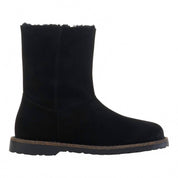 Women's Uppsala Zip Shearling Suede Boot In Black