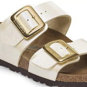Women's Birkenstock Sydney 1029492 Sandals Pearl White Birko-Flor GAL603