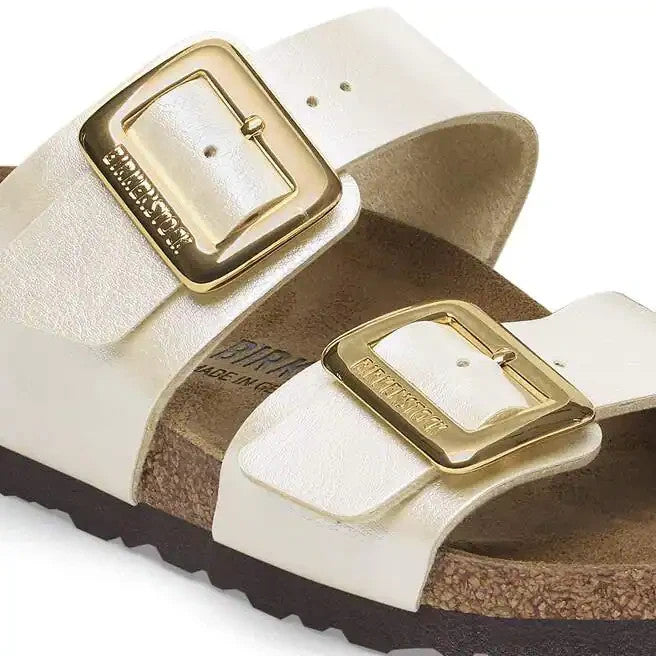 Women's Birkenstock Sydney 1029492 Sandals Pearl White Birko-Flor GAL603