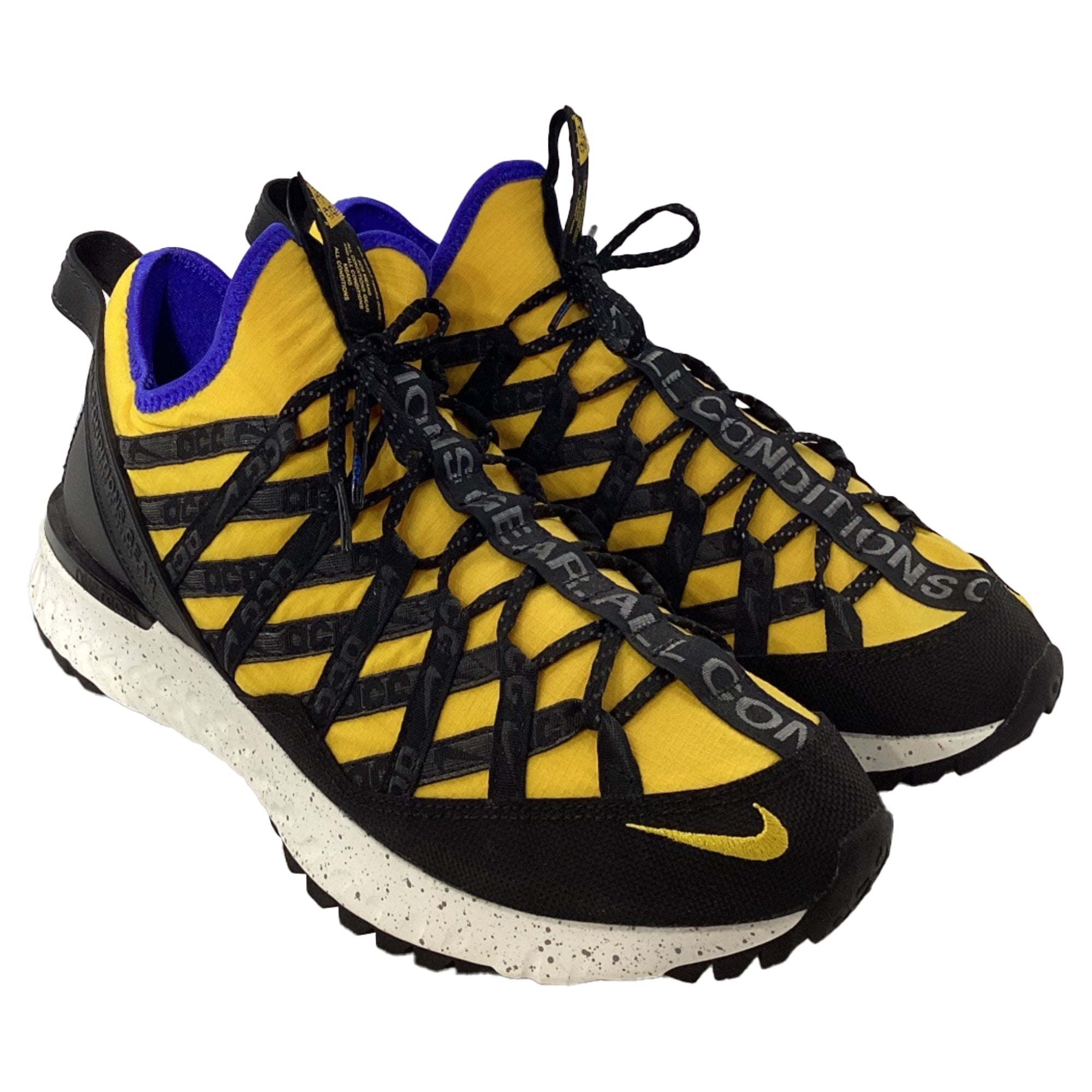 Nike ACG React Terra Gobe Sneakers in Yellow Synthetic