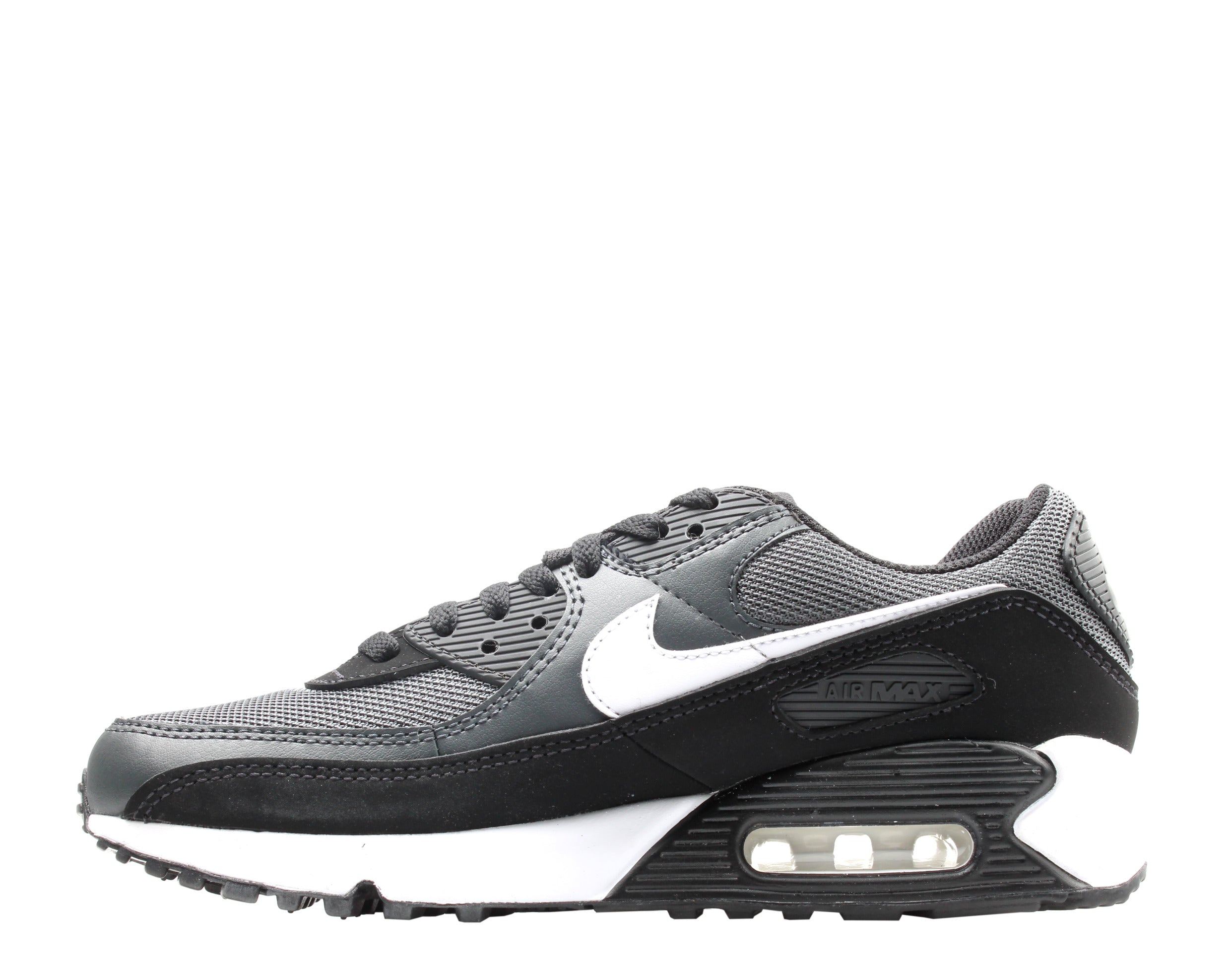 Men's Nike Air Max 90 Iron Grey/White-Dark Smoke Grey Running Shoes CN8490-002