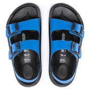 Kid's Mogami Birko-Flor Sandals In Icy Ultrablue Black