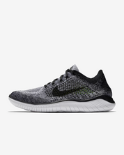 Men's Nike Free Run Flyknit 2018 942838-101 Gray Road Running Shoes HAM452