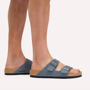 Women's Arizona Birko-Flor Sandal In Basalt Gray