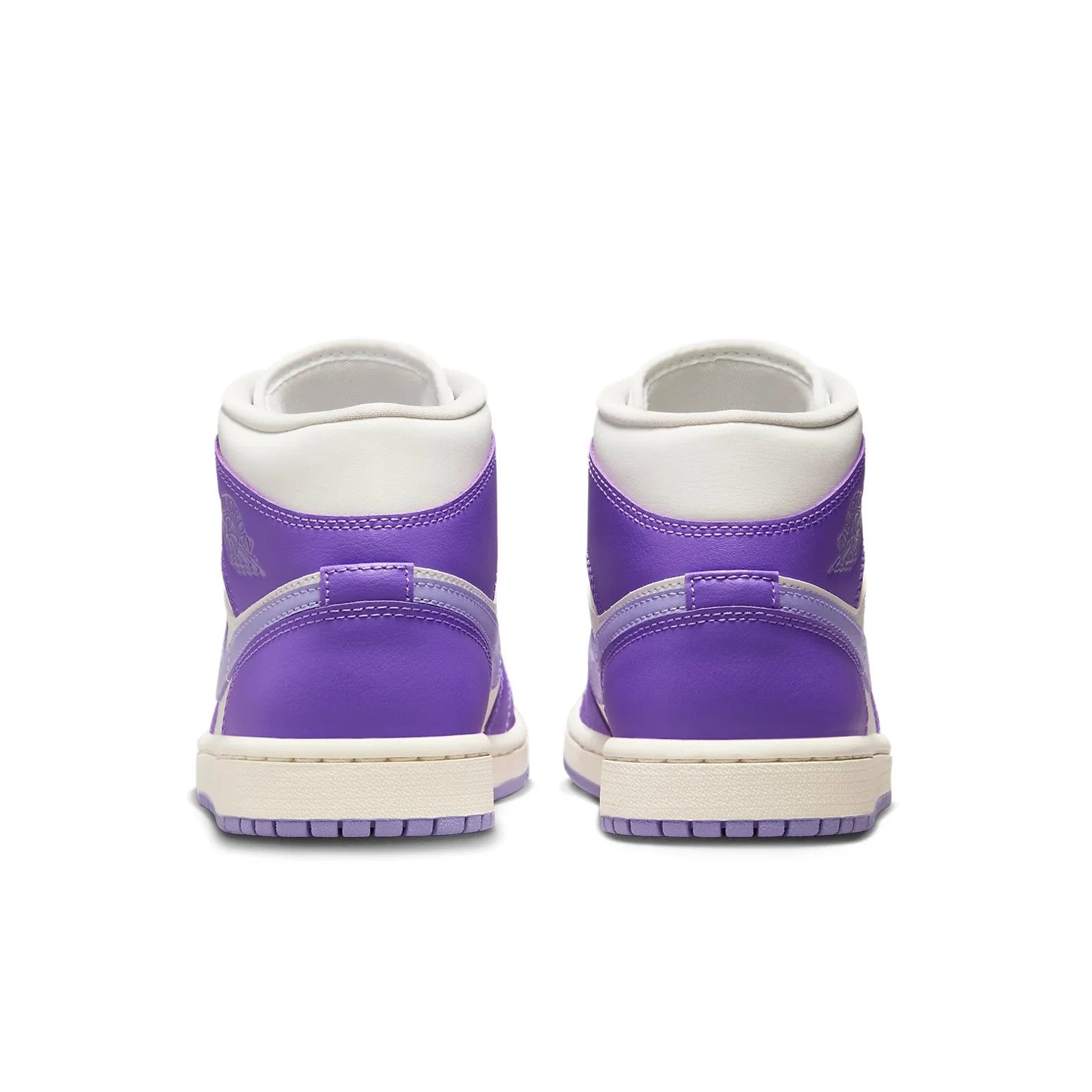 Nike Air Jordan 1 Mid BQ6472-504 Sneakers Womem's Action Grape Lifestyle Shoes