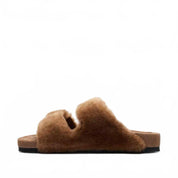 Women's Arizona Shearling Sandal In Caramel
