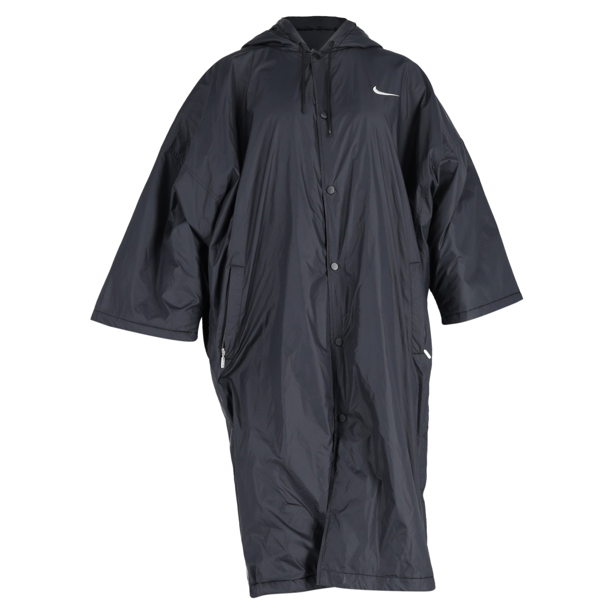 Nike x Fear of God Parka Coat in Black Nylon