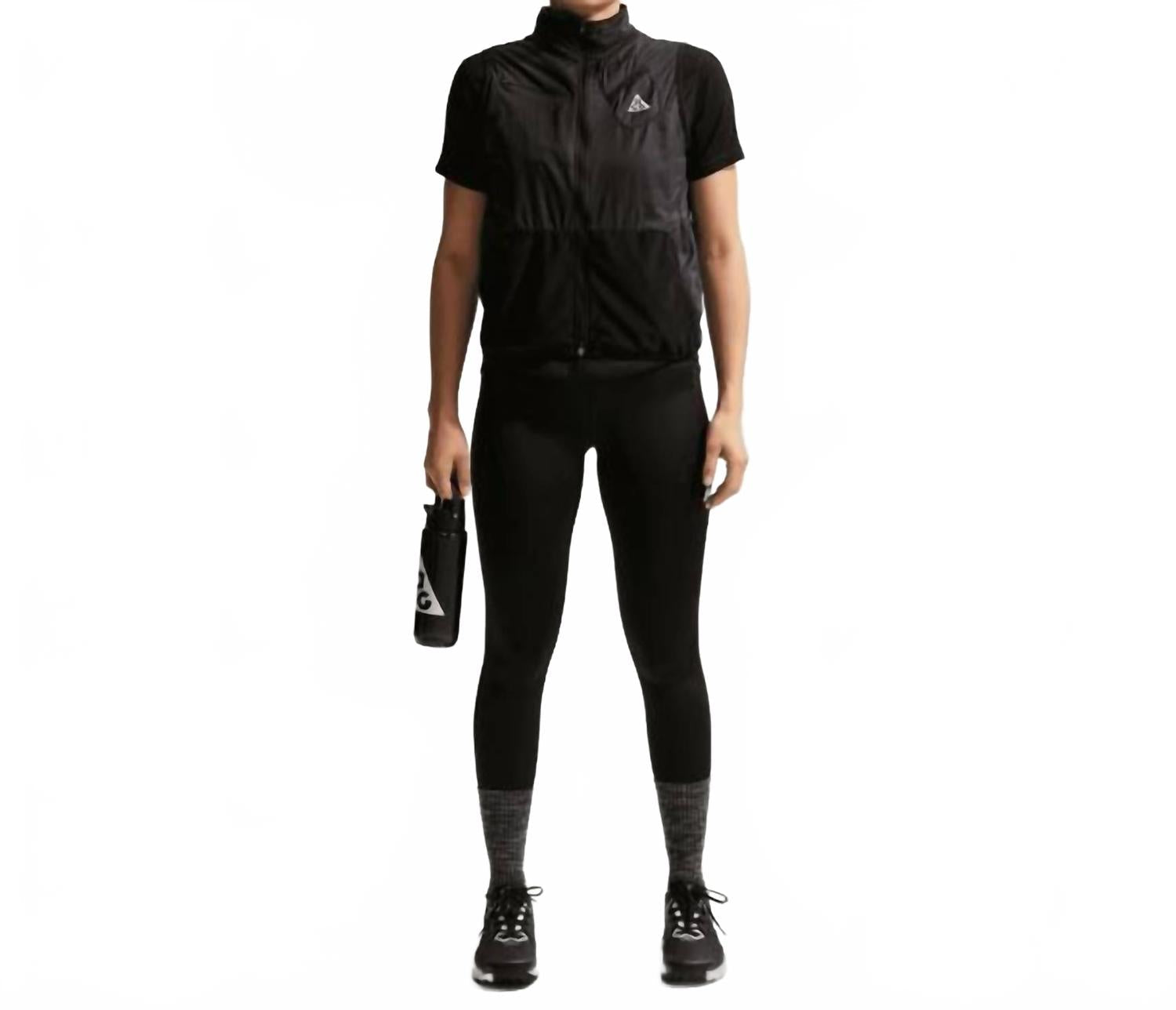 Acg Gilet Vest In Black/summit White
