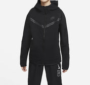 Kid's Sportswear Tech Fleece Pullover Hoodie In Black