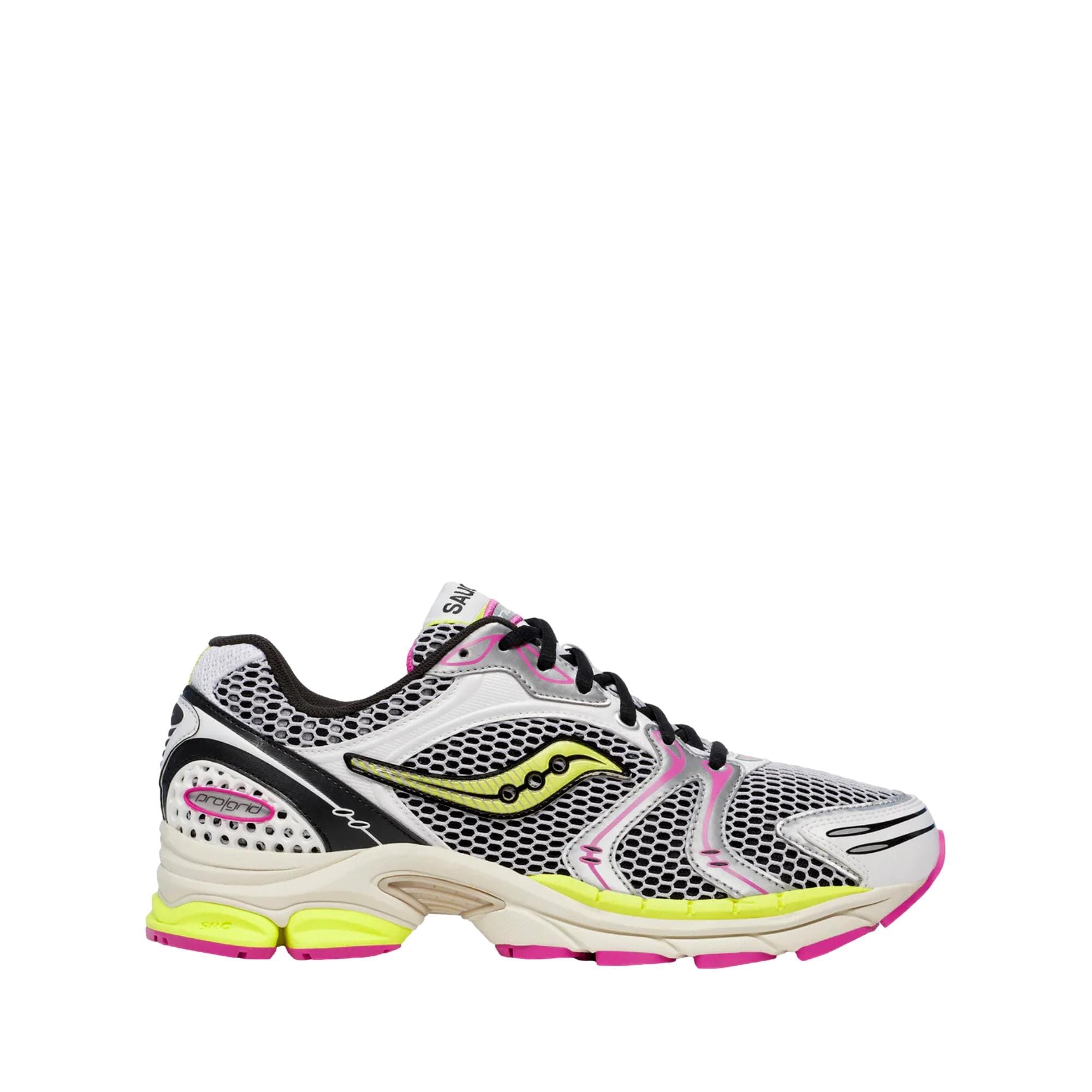 Men's Saucony Progrid Triumph 4 White / Fluo S70704-14