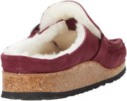 Women's Buckley Suede Slip On Mule In Maroon