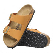 Women's Arizona Leather Sandals In Burnt Orange