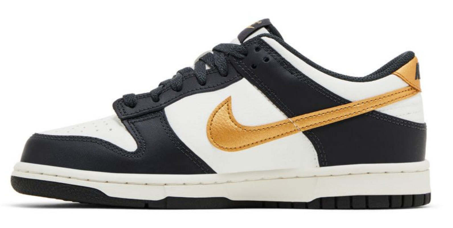 Nike Dunk Low Summit White Metallic Gold Women's