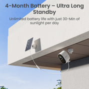 Reolink 3K 5MP HD Security Camera System 2 Pack Solar/Battery Powered Wire-Free
