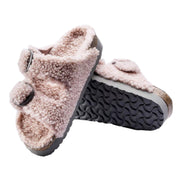 Birkenstock Arizona Big Buckle Platform ShearIing Teddy Crystal Rose  1017643 Women's